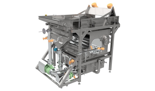 Épierreur hydraulique lavage process agro industriel